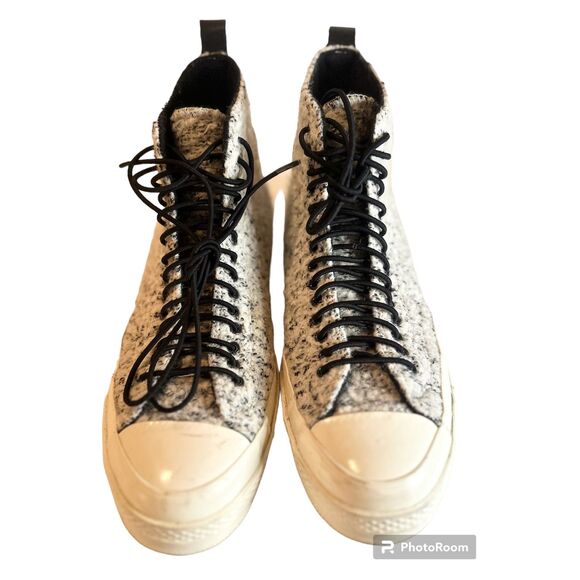 Converse Boucle Wool Chuck Taylor Hi 70' White/Black-egret - Picture 3 of 8